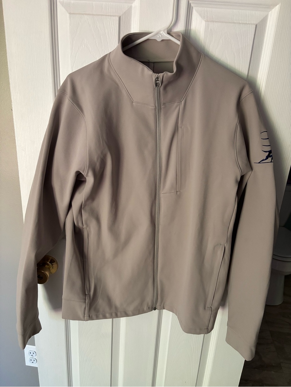 Lululemon Sojourn Taupe Full-Zip Jacket